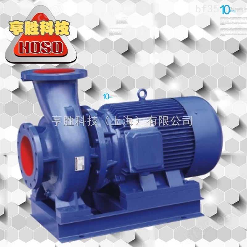 上海亨胜ISW系列单级单吸立式管道离心泵