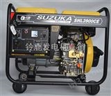 SHL-3900CE可移动3KW电启动发电机