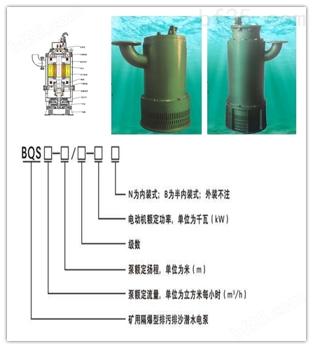 防爆排沙泵潜水污水泵