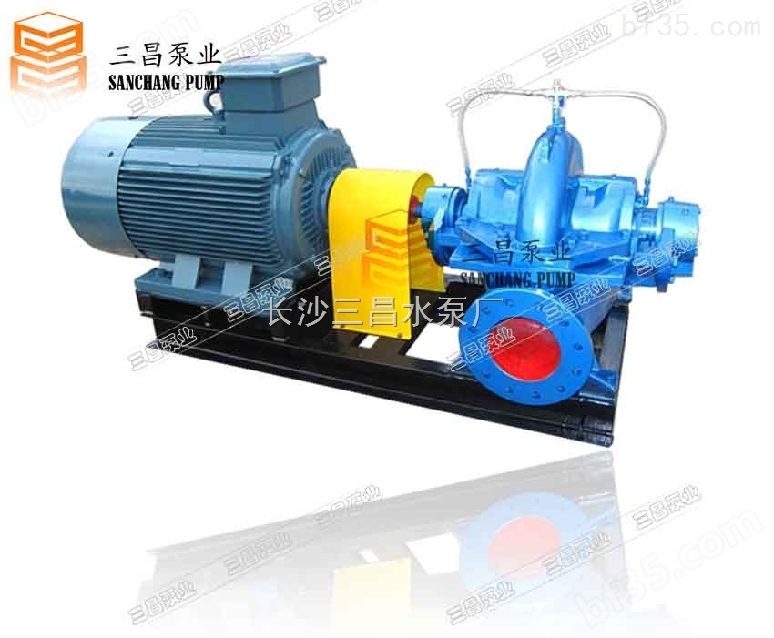 供应双吸自吸式中开离心泵,100-375A双吸自吸离心泵厂家,*三昌水泵厂