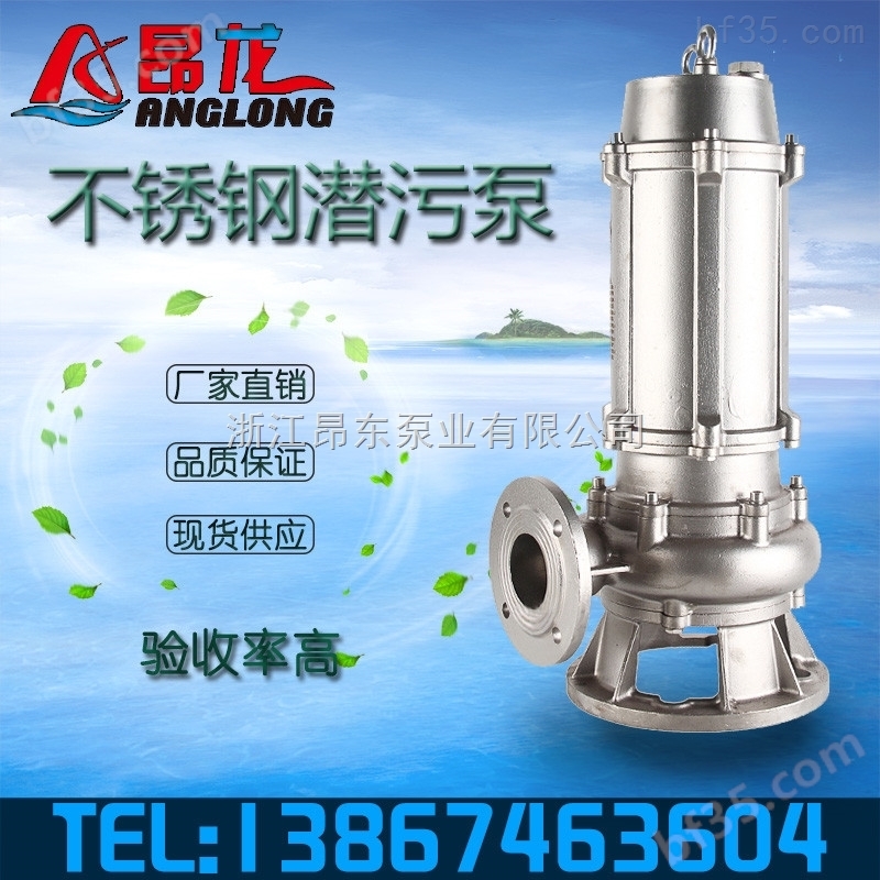 潜水排污泵 不锈钢立式潜污水泵 耐腐蚀水泵
